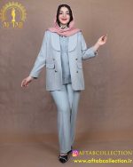 کت بزیاق یقه بلیزر سایزبزرگ