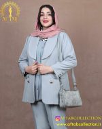 کت بزیاق یقه بلیزر سایزبزرگ