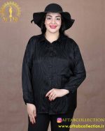 شومیز زارا ژاکارد سایزبزرگ