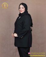 کت و شلوار یقه انگلیسی بزیاق سایزبزرگ