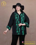 شومیز الیزا جلو طرحدار سایزبزرگ