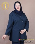 مانتو بزیاق 2 دکمه سایزبزرگ