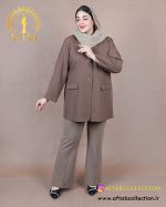 مانتو بزیاق 2 دکمه سایزبزرگ