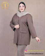 مانتو بزیاق 2 دکمه سایزبزرگ