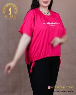 کراپ گتر دار طرح گل سایزبزرگ