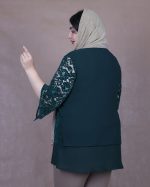 شومیز جلو دانتل سایزبزرگ