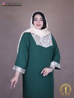 مانتو کفتان نخی سوزندوزی سایزبزرگ