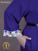 مانتو کفتان نخی سوزندوزی سایزبزرگ