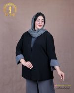 مانتو و شلوار سافاری سایزبزرگ