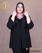 مانتو و شلوار سافاری سایزبزرگ