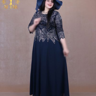 پیراهن مجلسی تمام سنگی سایزبزرگ
