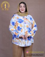 شومیز نخی طرحدار سایزبزرگ