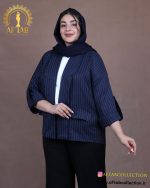 مانتو کتی سوفیا یقه آرشال سایزبزرگ