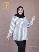 مانتو لنین لاکچری یقه دیپلمات سایزبزرگ