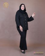 مانتو لوئیز زیش پشت دکمه سایزبزرگ