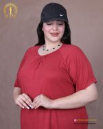 تیشرت یقه چین رگلان سایزبزرگ