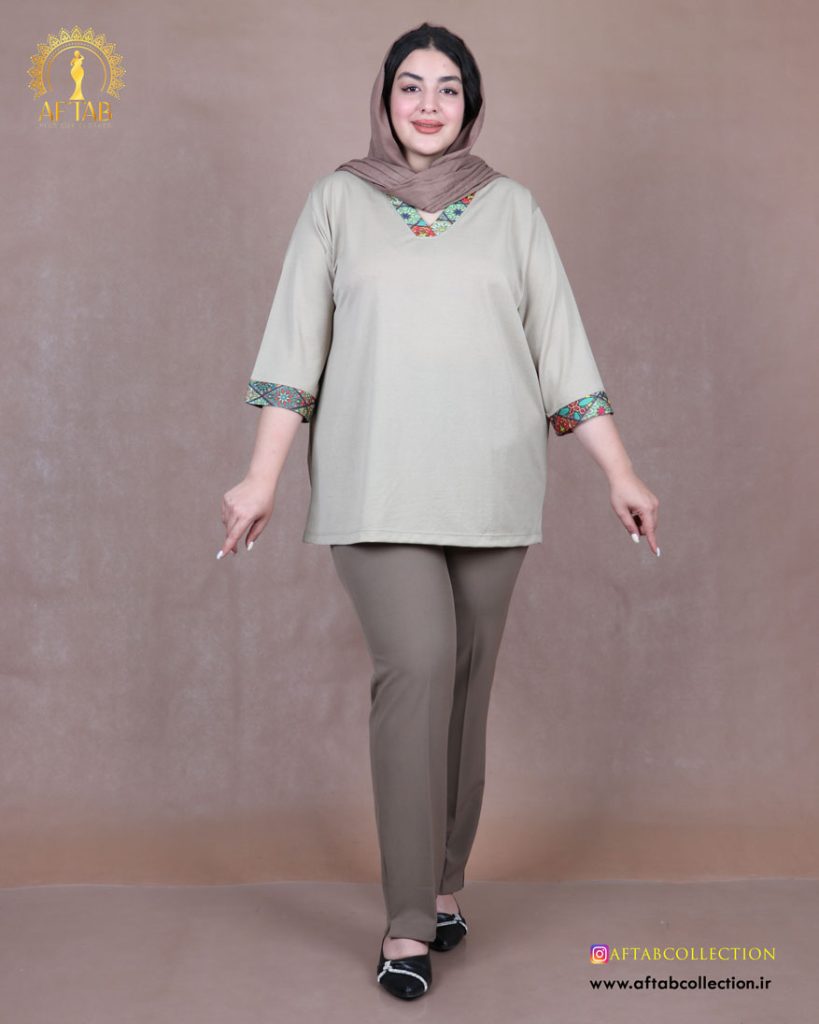 تونیک خرجکار سنتی سایزبزرگ