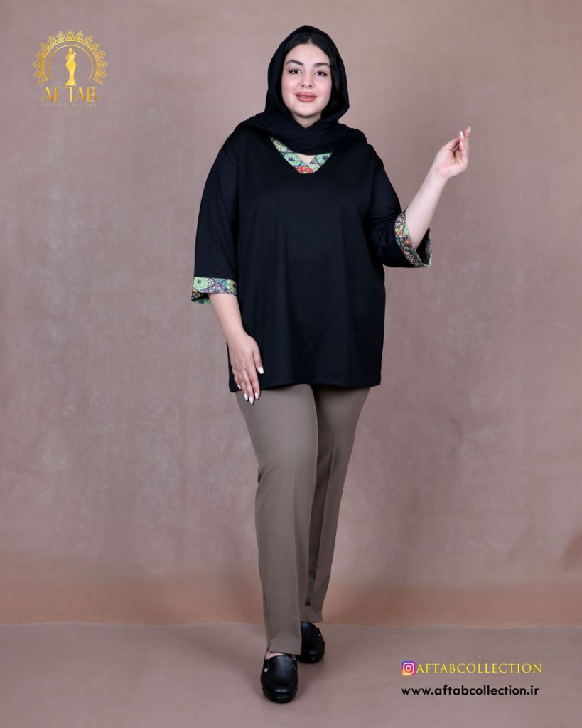 تونیک خرجکار سنتی سایزبزرگ