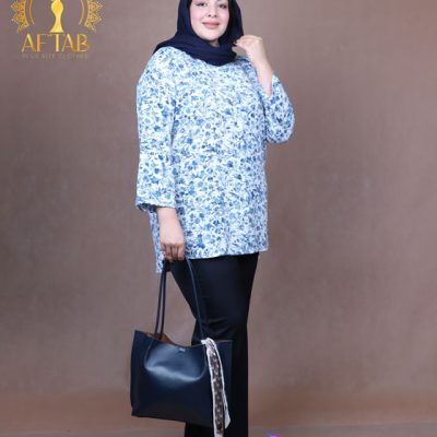 مانتو ینزی یقه مردانه سایزبزرگ