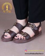 صندل چرم چسبی پابزرگ
