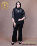 شومیز جودون نگین لاله سایزبزرگ