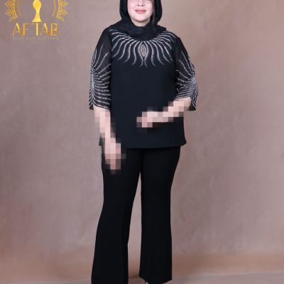 شومیز جودون نگین لاله سایزبزرگ
