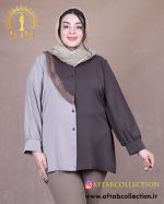 شومیز ترکیبی الیزا سایزبزرگ