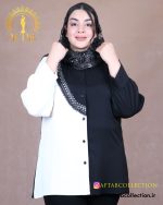 شومیز ترکیبی الیزا سایزبزرگ سبک