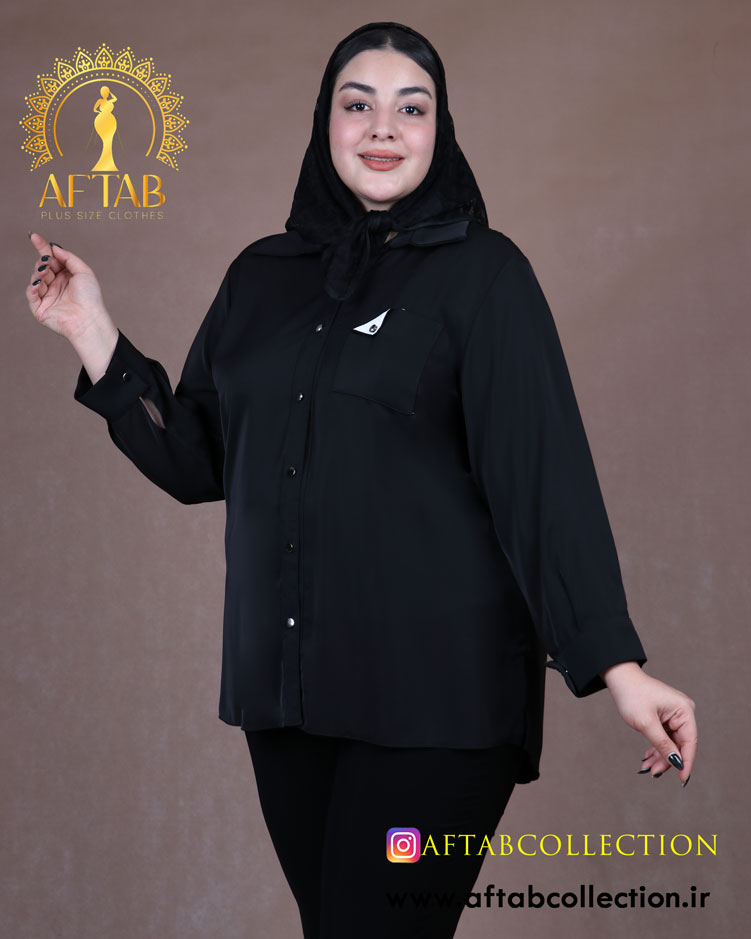 شومیز تک جیب الیزا سایزبزرگ
