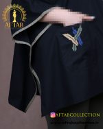 مانتو پانچ جیب گلدوزی سایزبزرگ
