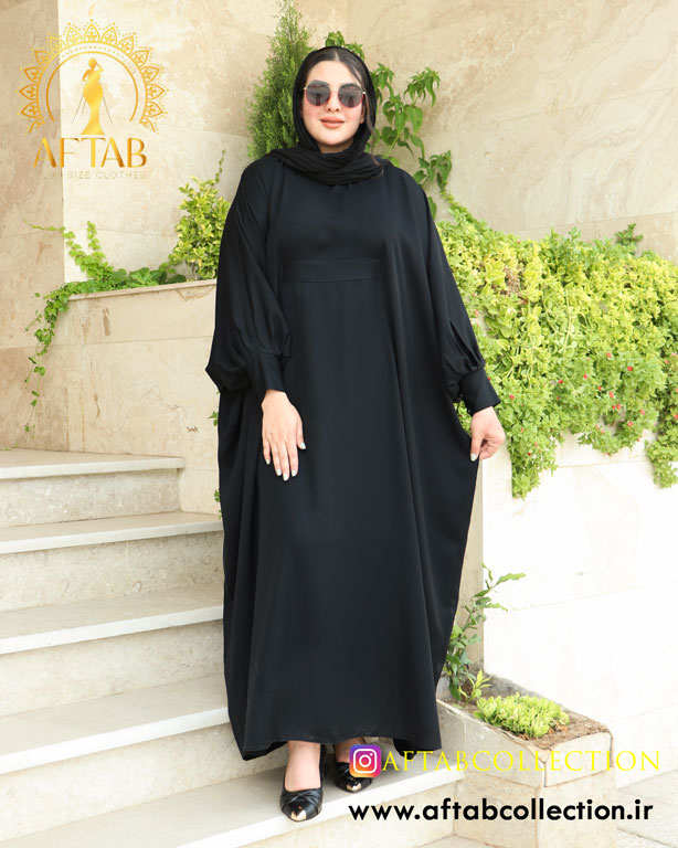 عبا حریر سیلک سایزبزرگ