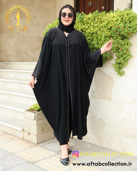 عبا مزونی نگینی سایزبزرگ