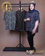 بلوز نخی دکمه نما سایزبزرگ