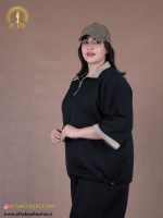 ست ترکیبی پری سیلک زیپدار سایزبزرگ 7072 - Image 8