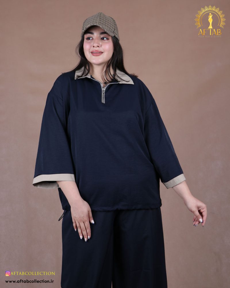 ست ترکیبی پری سیلک زیپدار سایزبزرگ