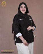 مانتو پری خرجکار راه راه سایزبزرگ