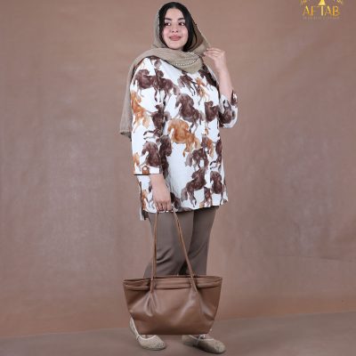 مانتو پری طرحدار مچ پاگون سایزبزرگ