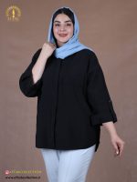 مانتو پری اسلپ پشت دکمه سایزبزرگ