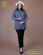 شومیز کریشه رنگی سایزبزرگ