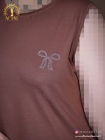 ست راحتی تاپ و شلوارک پاپیون سایزبزرگ