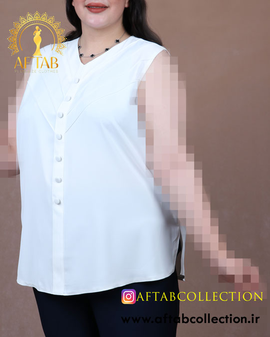 تاپ الیزا یقه هفت سایزبزرگ