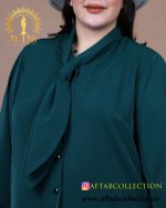 شومیز الیزا یقه کراواتی سایزبزرگ