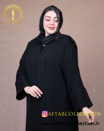 مانتو اسکودا دمسه دوزی سایزبزرگ مشکی