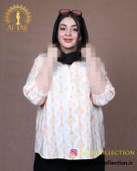 مانتو پری چاپی جلو بسته سایزبزرگ