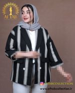 مانتو کیمونو حصیری سایزبزرگ تابستانه