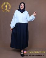 کت دامن ترکیبی لنین سایزبزرگ