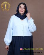 کت دامن ترکیبی لنین سایزبزرگ