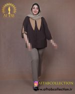شومیز الیزا یقه خرگوشی سایزبزرگ