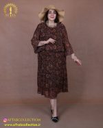 پیراهن تمام پلیسه سایزبزرگ