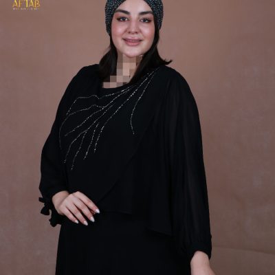 پیراهن منجوق دوزی هلال سایزبزرگ